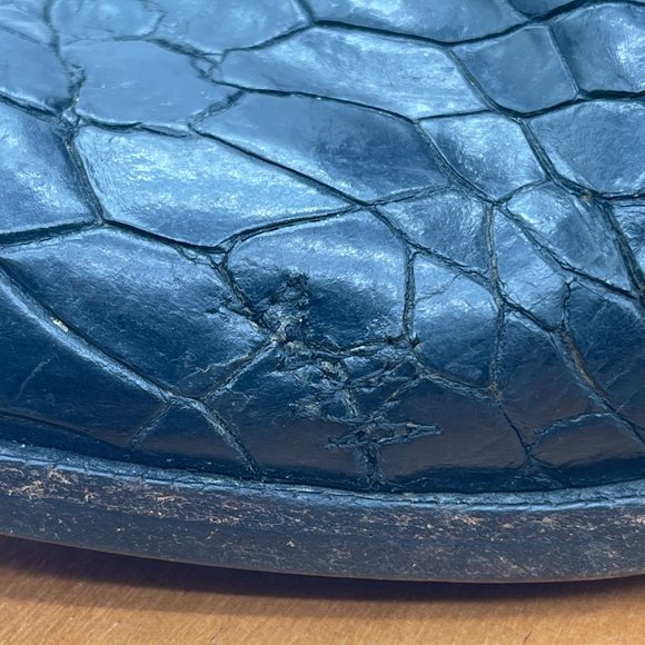 Vintage Custom Pre Ban Sea Turtle Mens 10D Black Western Cowboy Boots - Picture 7 of 13